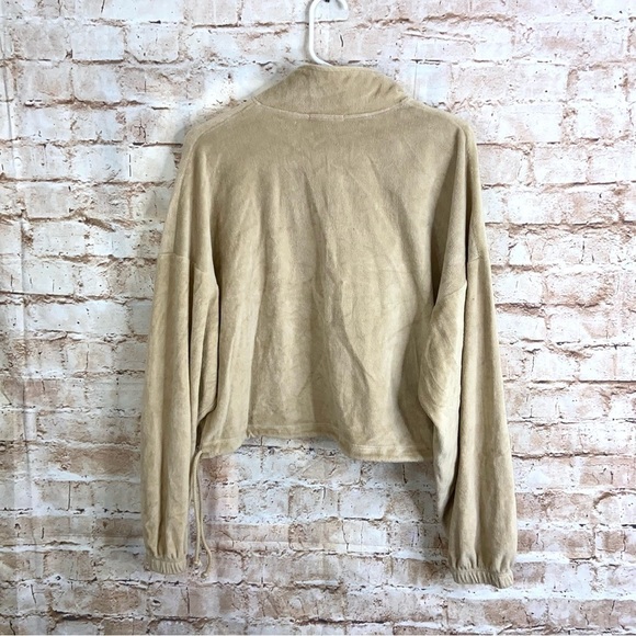 Gil Rodriguez Diana Terry Half-Zip Sweatshirt Size Small - Picture 5 of 8